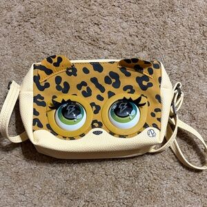 Purse Pet Leopard Print Crossbody Bag